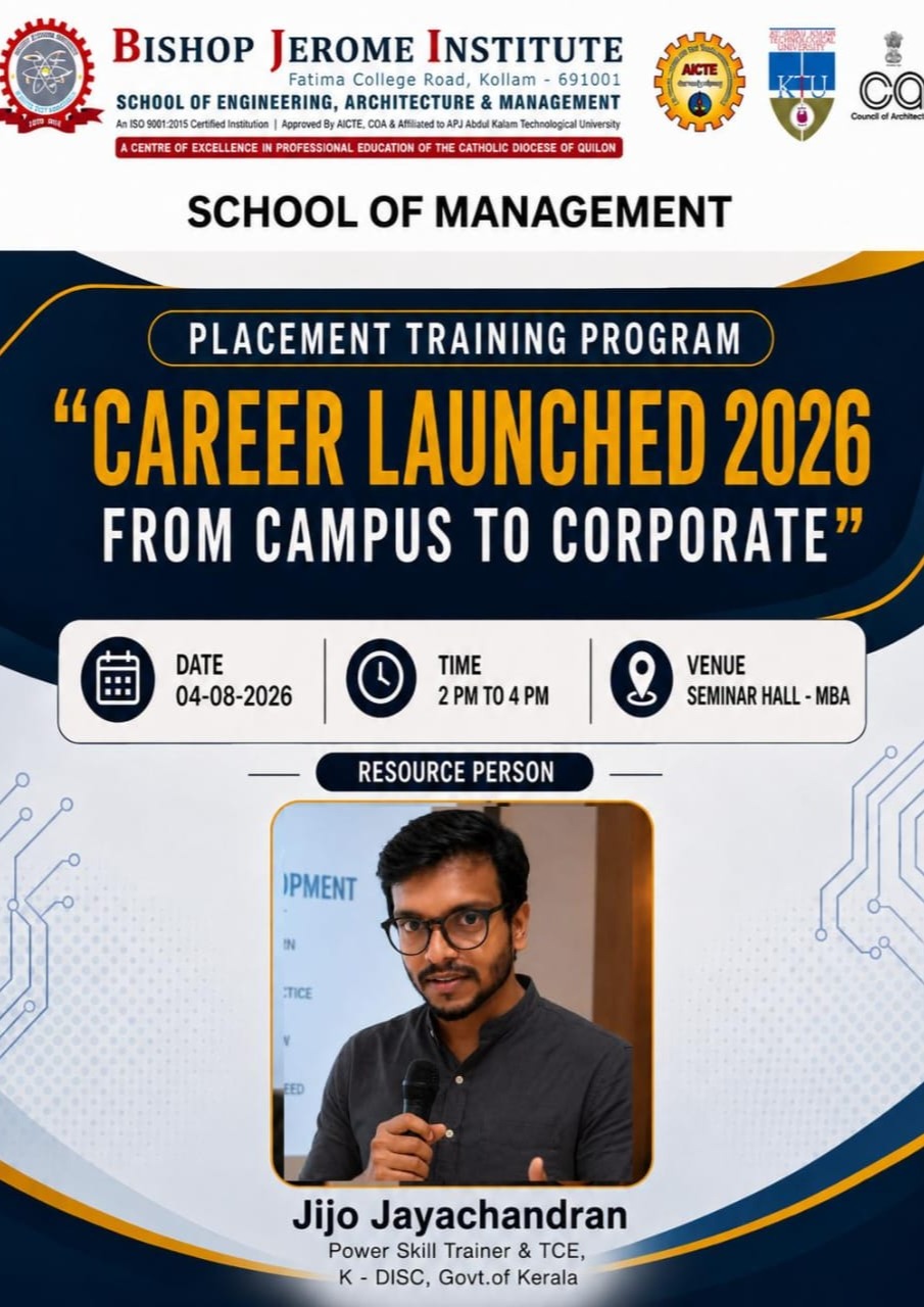School of Management Hosts Placement Training: ~ Career Launched 2026 – From Campus to Corporate ~